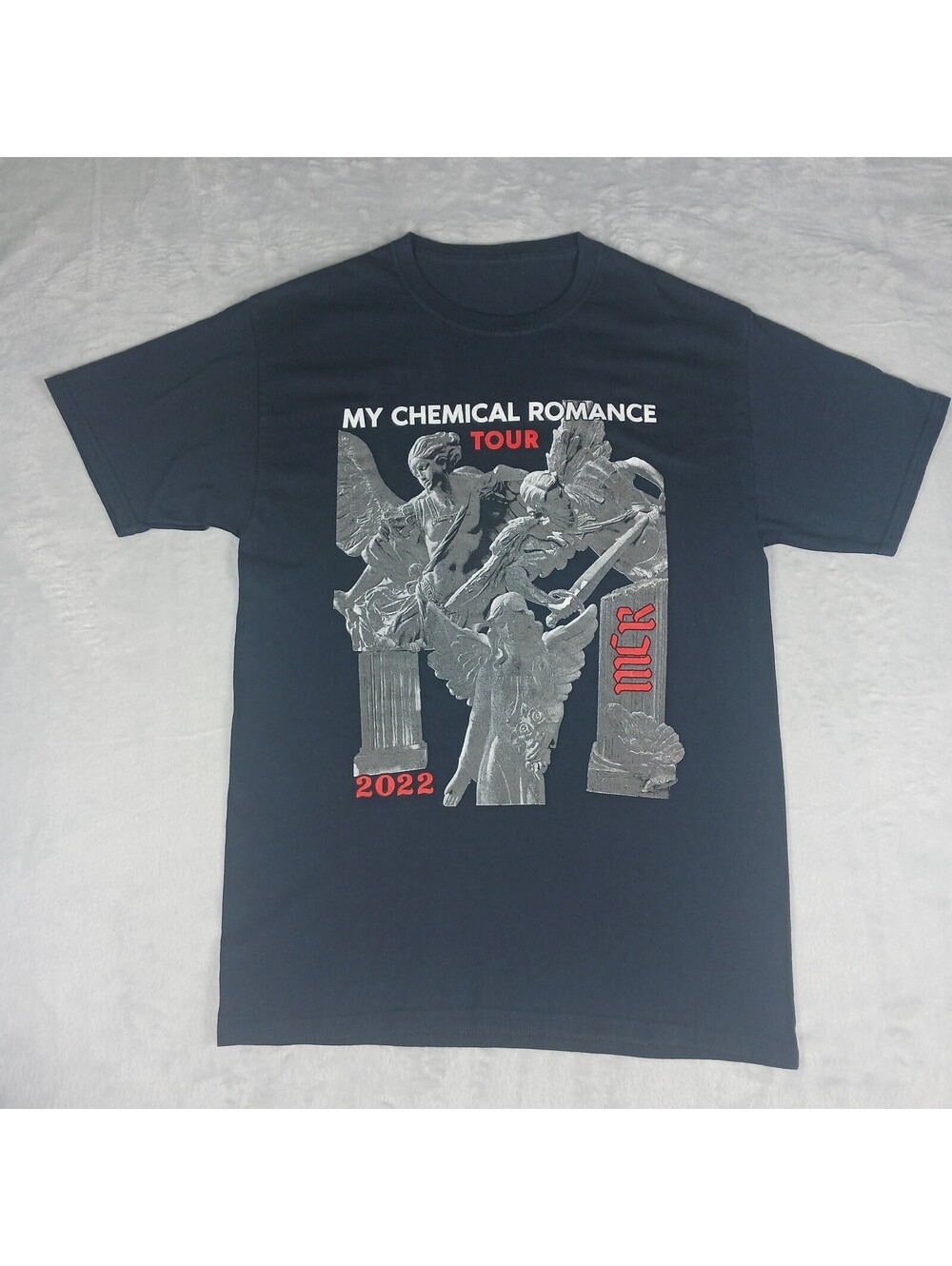 My Chemical Romance 2022 Tour Shirt Black Size L With Special Guests Double Side